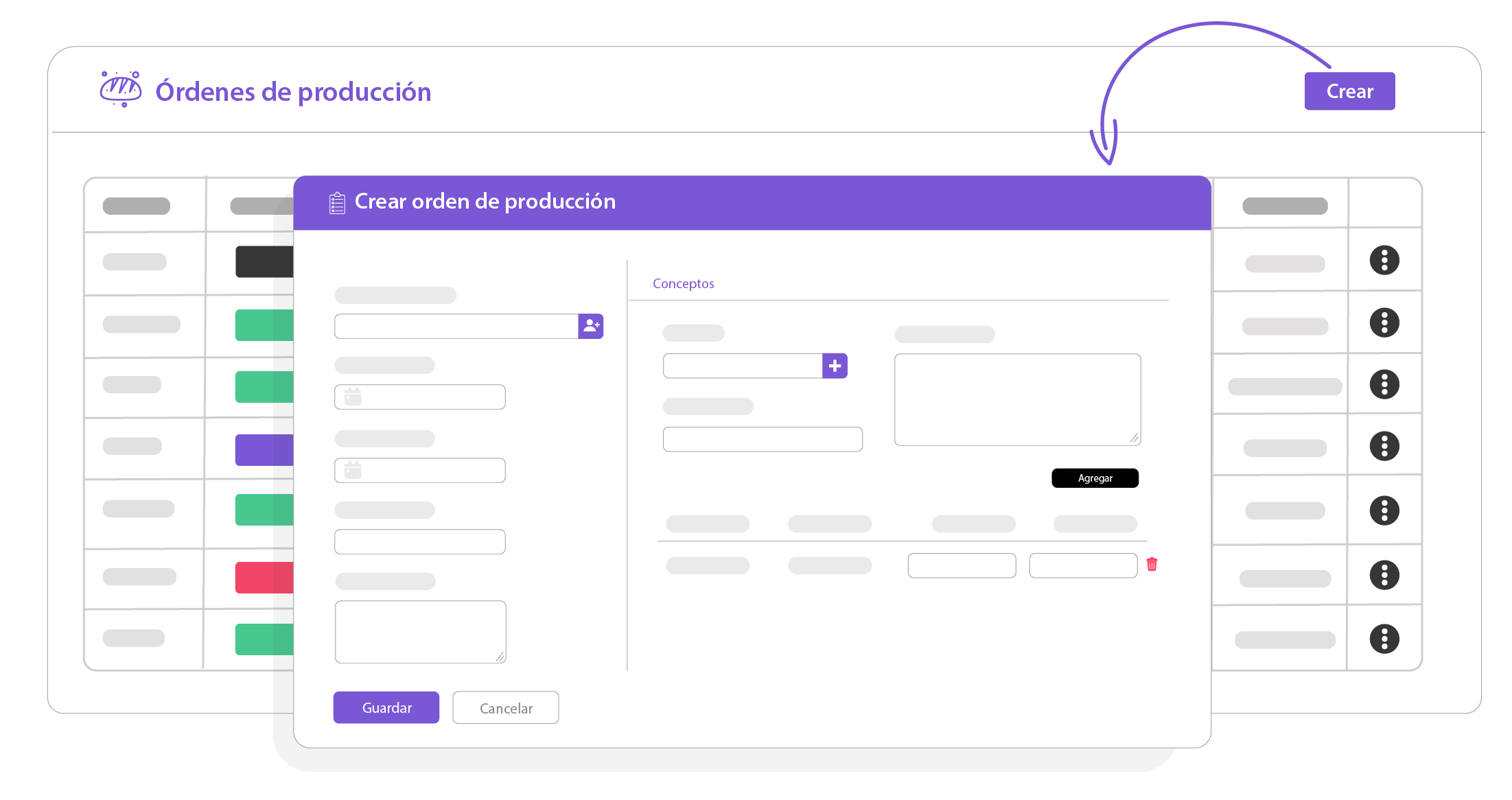 Planificación de cantidad.