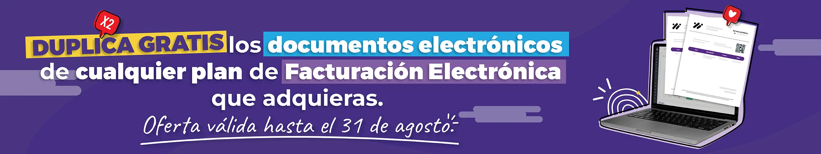 ¡Gran Oferta, Compra un año de servicio y llévate otro año GRATIS!